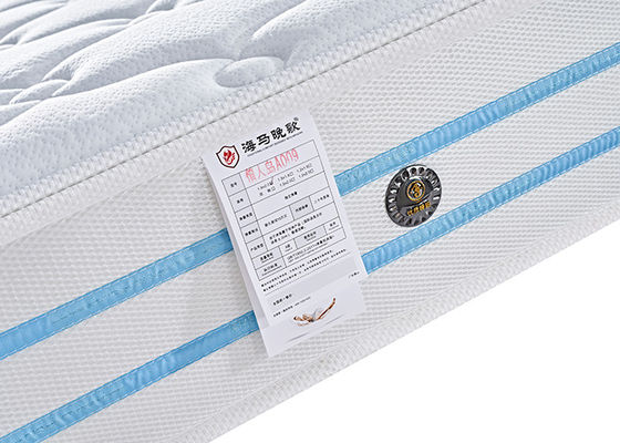 Cotton Height 20cm Memory Foam Spring Mattress Anti Mite Moderate Hardness