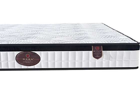 Low Resilience Double Memory Foam Spring Mattress Fabric Hypoallergenic Anti Mite