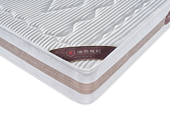 Tight Memory Foam And Spring Mattress , thick Soft King Memory Foam Mattress