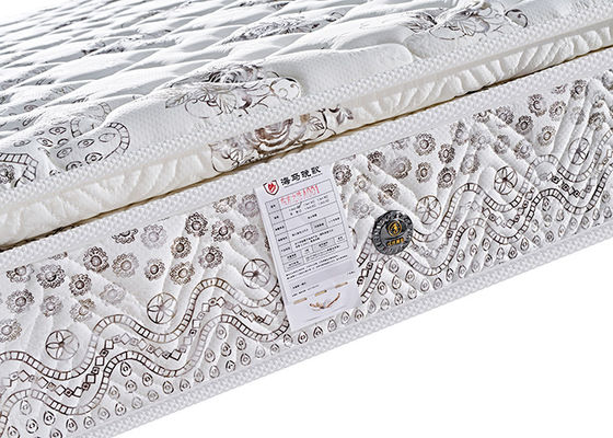 Knitted Fabric Organic Natural Latex Spring Mattress thickened Anti odorization