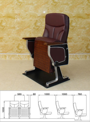 Crimson Wood Cinema Hall Chairs