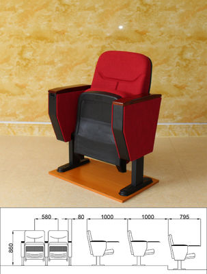 Flameproof Cinema Chair With Cup Holder