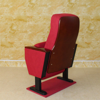 ODM Multiscene Red Movie Theater Seats , High Density Folding Auditorium Chairs