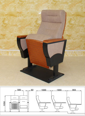 Anti Rusting Folding Movie Theater Seats Chairs Practical Detachable Skin Friendly