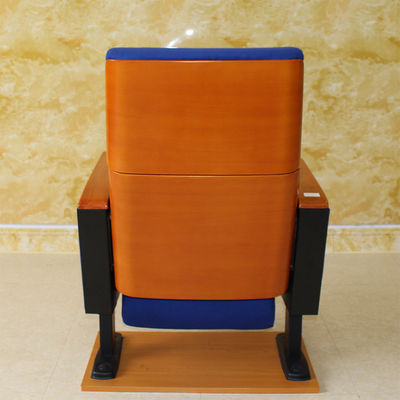 Steel Thickness 2.2mm Folding Cinema Seats , OEM Waterproof Church Auditorium Chairs