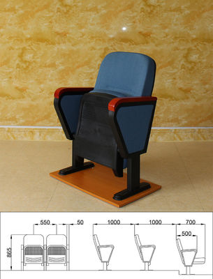 Durable Folding Cinema Seats Theater ISO14001 Multifunctional Skin Friendly