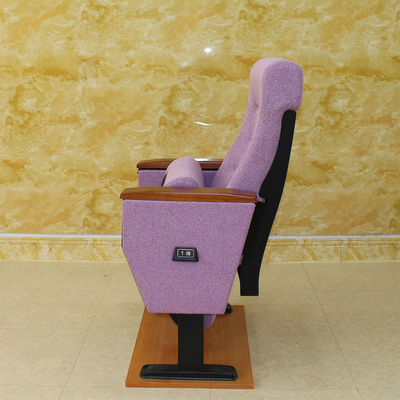 Antistatic Theater Chairs With Cup Holders , ODM Audience Seating Chairs IS09001