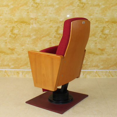 Folding Movie Theater Chair With Cup Holder , Weight 20kg Fireproof Auditorium Chairs